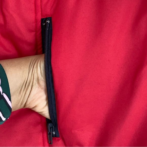 BNWT ANNE DE LANÇAY RED WOMENS PADDED LADIES GIRLS HOOD JACKET COAT PARKA XL - Picture 13 of 14